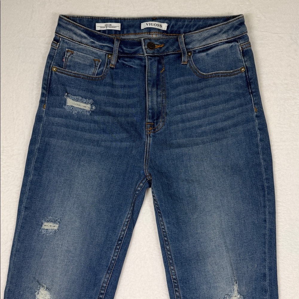 Vigoss Stevie Crop Straight Denim size 28 - Picture 5 of 13